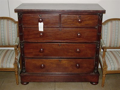 Lot 698 - Victorian Mahogany Chest of Drawers The case...