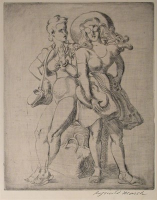 Lot 319 - Reginald Marsh LEAGUE PRINT (SASOWSKY 234)...