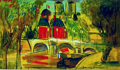 Lot 281 - Ludwig Bemelmans 1898-1962 QUAY D'ORLEANS,...