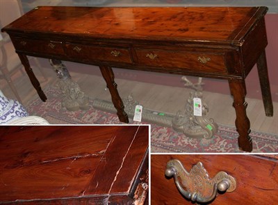 Lot 459 - Provincial Irish Yewwood Dresser