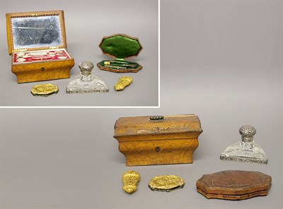 Lot 561 - Group of Five Continental Sewing Accessories