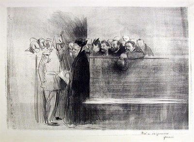 Lot 250 - Jean-Louis Forain L'AUDIENCE; LE RETOUR DE...
