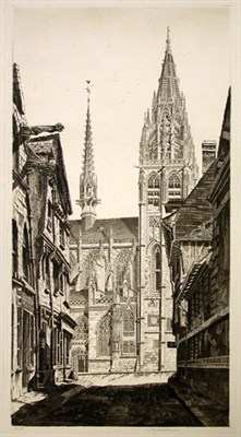 Lot 195 - John Taylor Arms SUNLIGHT ON STONE; LOUVIERS...