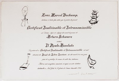 Lot 240 - Marcel Duchamp and Man Ray IL REALE ASSOLUTO...