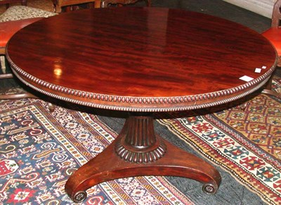Lot 340 - Continental Neoclassical Mahogany Center Table...