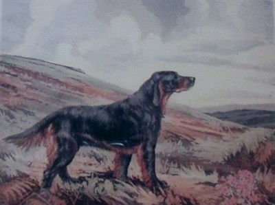 Lot 77 - Reuben Ward Binks GORDON SETTER Hand-colored...