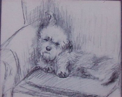 Lot 141 - English School 20th Century TERRIERS AT REST:...