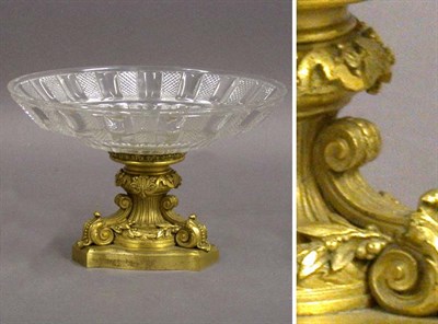 Lot 568 - Louis XVI Style Bronze and Cut Glass Bowl...