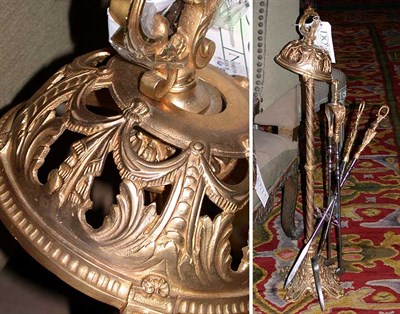 Lot 391 - Set of Three Renaissance Style Gilt-Bronze...