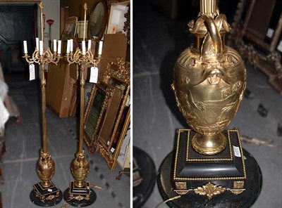 Lot 418 - Pair of Neoclassical Style Gilt-Bronze...