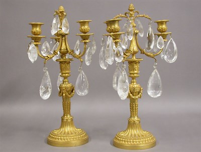 Lot 458 - Pair of Louis XVI Style Gilt-Bronze...