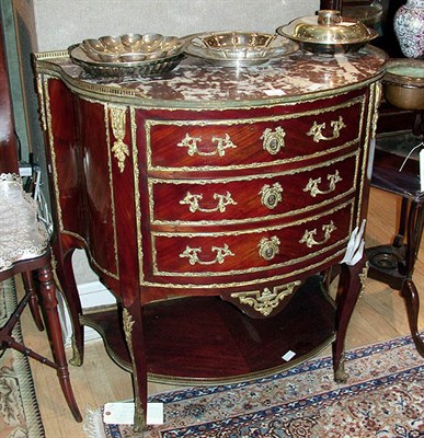 Lot 348 - Louis XV Style Gilt-Bronze Mounted Marble Top...