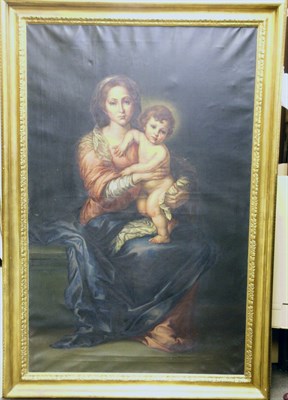 Lot 47 - After Bartolome Esteban Murillo MADONNA AND...