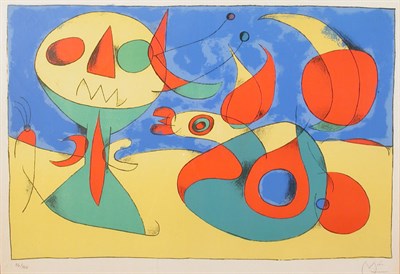 Lot 329 - Joan Miró ZEPHYR BIRD (M. 227) Color...
