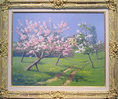 Lot 50 - Annie Puybareau French, b.1955 POMMIERS EN...