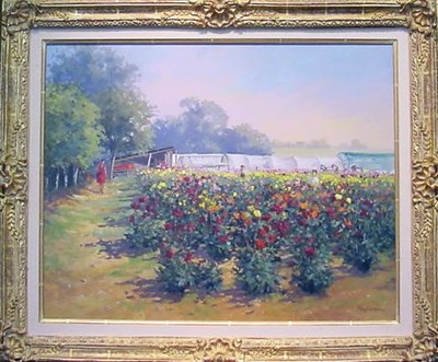 Lot 71 - Annie Puybareau French, b.1955 LE CHAMPS DE...