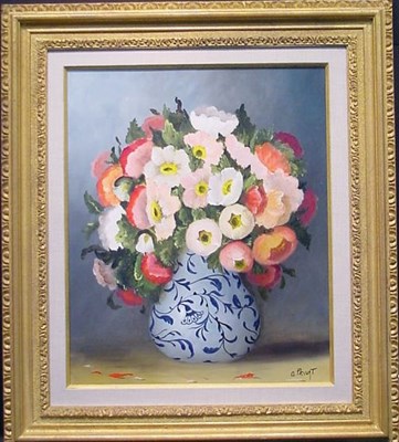 Lot 49 - Colette Privat b.1932 BOUQUET DE FLEUR Signed...