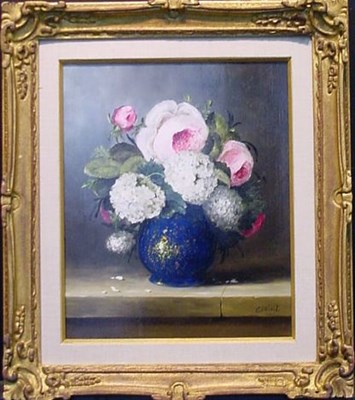 Lot 69 - Colette Privat b.1932 LE VASE BLEU Signed D....