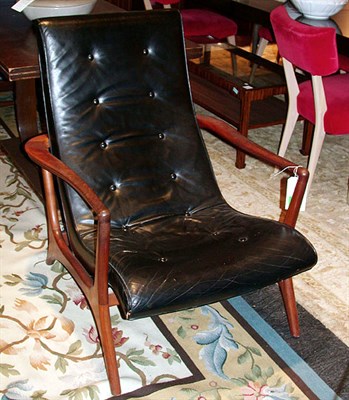 Lot 173 - Danish Modern Teak Lounge Chair Retailed by...