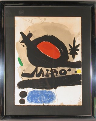 Lot 330 - Joan Miró EXHIBITION L'OISEAU SOLAIRE,...