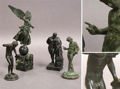 Lot 172 - Group of Four Classical Style Bronze Figures...