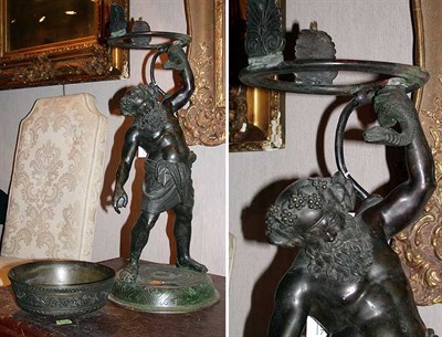 Lot 188 - Bronze Figure of Silenus Height 24 inches.