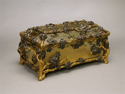 Lot 131 - Continental Gilt-Bronze Casket The...