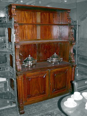 Lot 318 - Regency Style Mahogany Bookcase