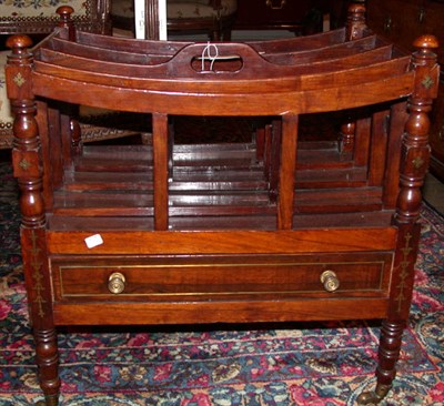 Lot 224 - Late George III Mahogany Brass Inlaid...