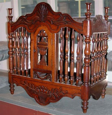 Lot 457 - Provincial Louis XV Style Walnut Bread Box