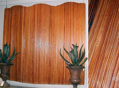Lot 108 - Continental Pine Roll-Up Screen
