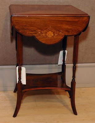 Lot 522A - Edwardian Rosewood Table Height 27 inches, 20...