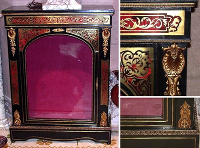 Lot 290 - Pair of Napoleon III Style Brass Inlaid...