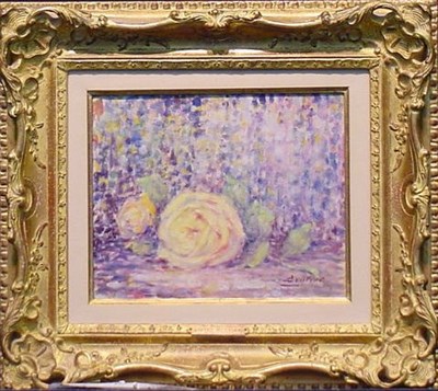 Lot 8 - Lucien Boulier French, 1882-1963 LES ROSES...