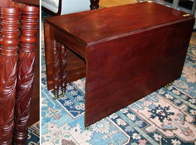 Lot 272 - Classical Mahogany Drop-Leaf Dining Table New...