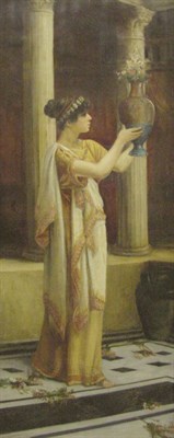 Lot 49 - Italian School 19th Century CLASSICAL WOMAN...