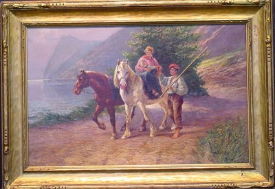 Lot 65 - O. Petersen 20th Century RETURN FROM THE FIELD...