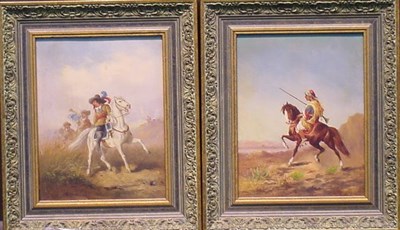 Lot 14 - Wilhelm Camphausen German, 1818-1885 ARAB ON...