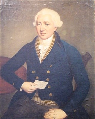 Lot 90 - British School 18th Century PORTRAIT OF A MAN...