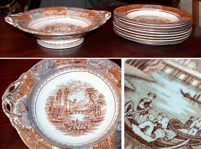 Lot 423 - Group of Nine Ironstone Articles
