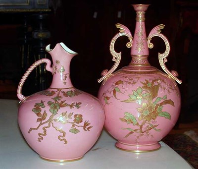 Lot 553 - Two Royal Crown Derby Porcelain Articles...