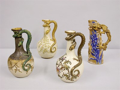Lot 537 - Group of Four Royal Worcester Porcelain Ewers...