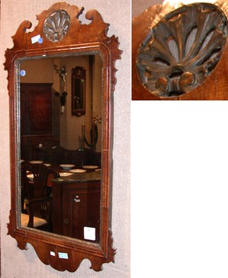 Lot 265 - George III Parcel Gilt and Walnut Mirror 18th...