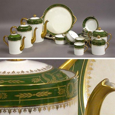 Lot 206 - Limoges Porcelain Partial Dinner Service...
