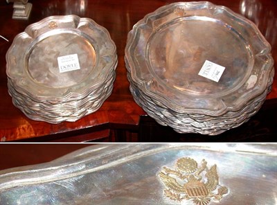 Lot 209 - Set of Thirty-Six Peruvian Silver Service...