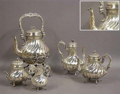 Lot 212 - French Silver Tea and Coffee Service...
