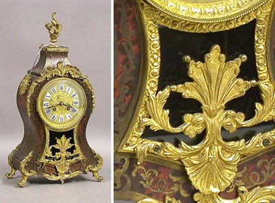 Lot 114 - Louis XV Style Boulle Style Clock Height 18...