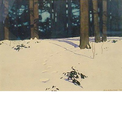 Lot 13 - Allen Dean Cochran American, 1888-1971 Winter...
