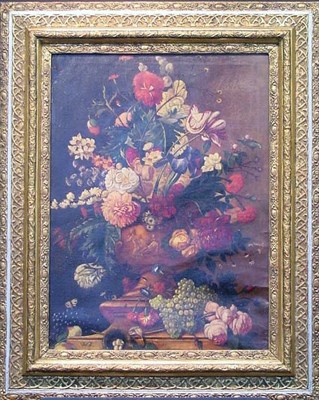 Lot 45 - Manner of Jan van Huysum FLORAL STILL LIFE...