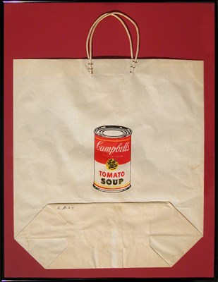 Lot 398 - Andy Warhol CAMPBELL'S SOUP CAN ON A SHOPPING...
